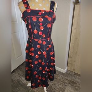 Rockabilly cherry dress
